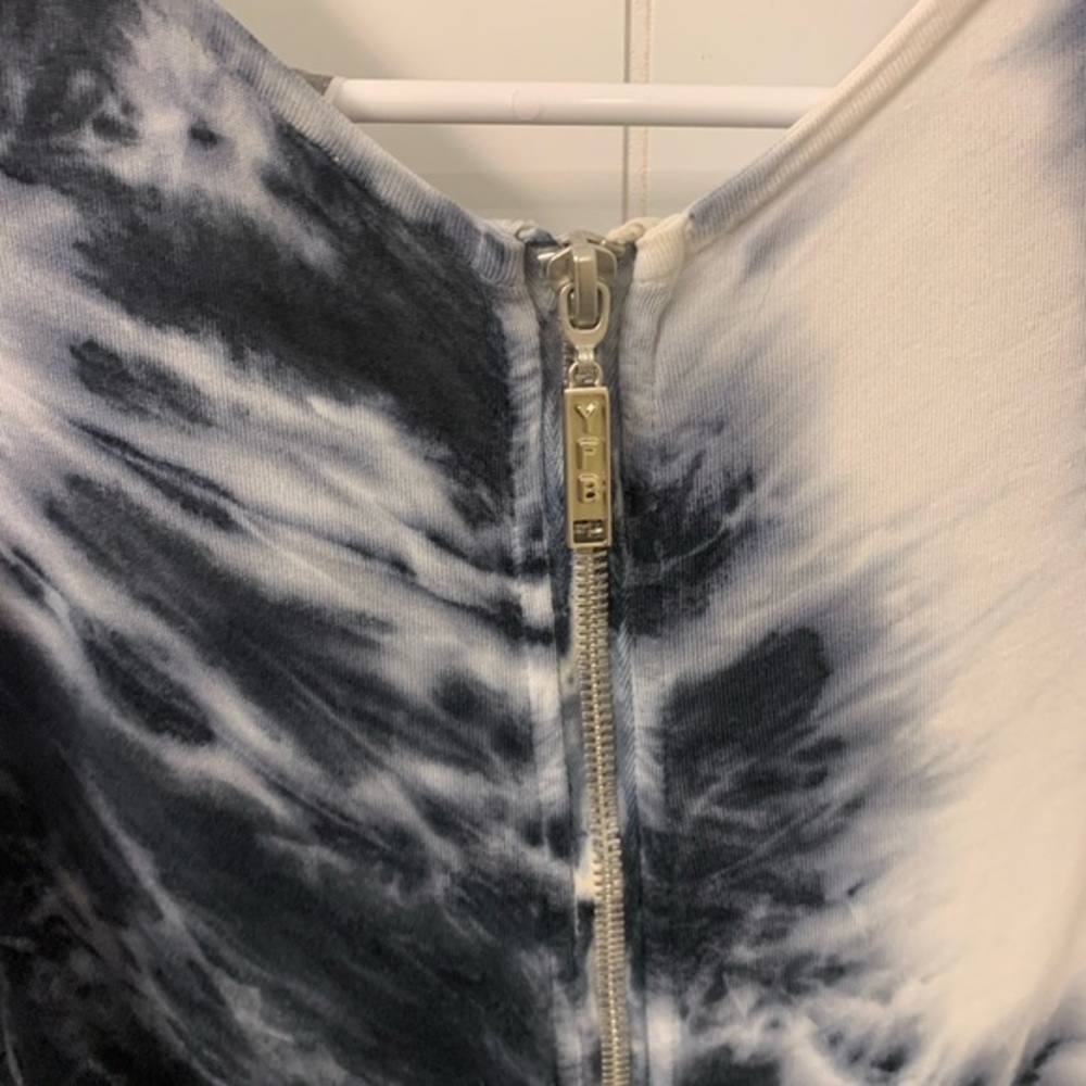 Young Famous and Broke Blue Tie Dye Top Zipper - Picture 4 of 7